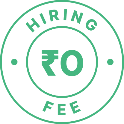 Hiring Fee Badge White
